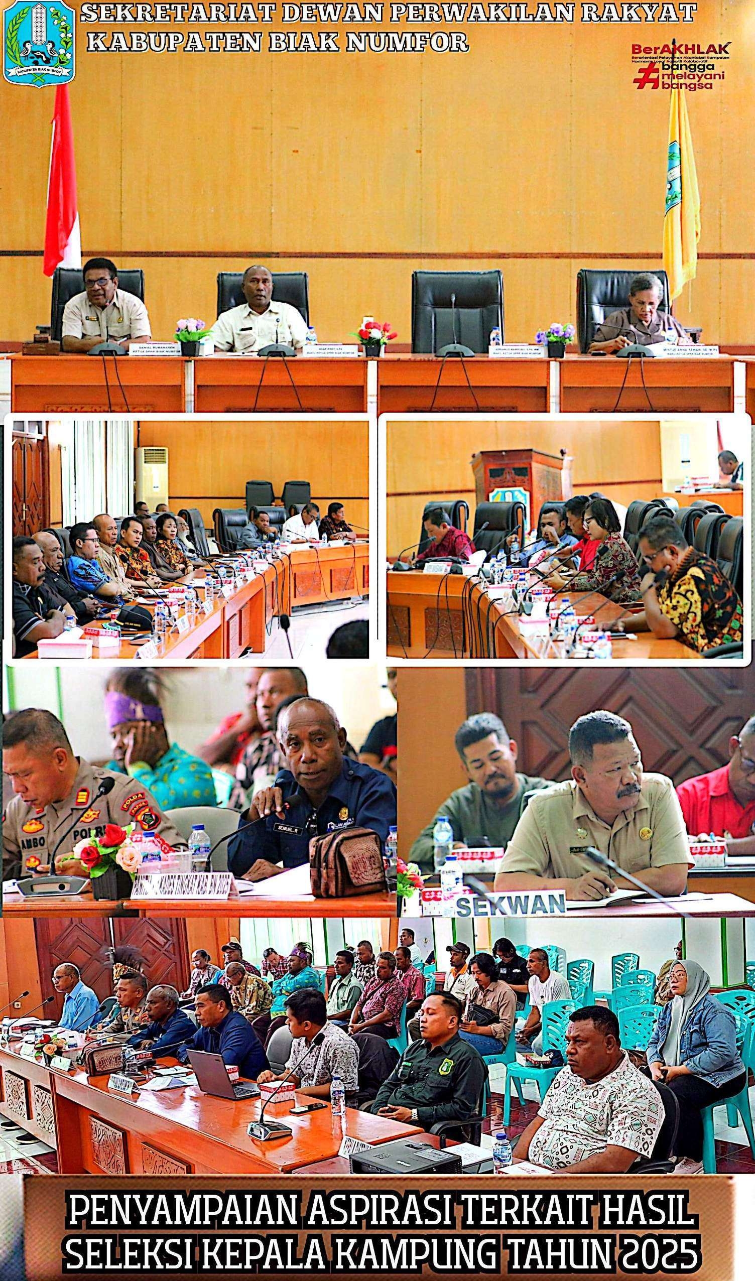 Penyampaian Hasil Seleksi Kepala Kampung Tahun 2025