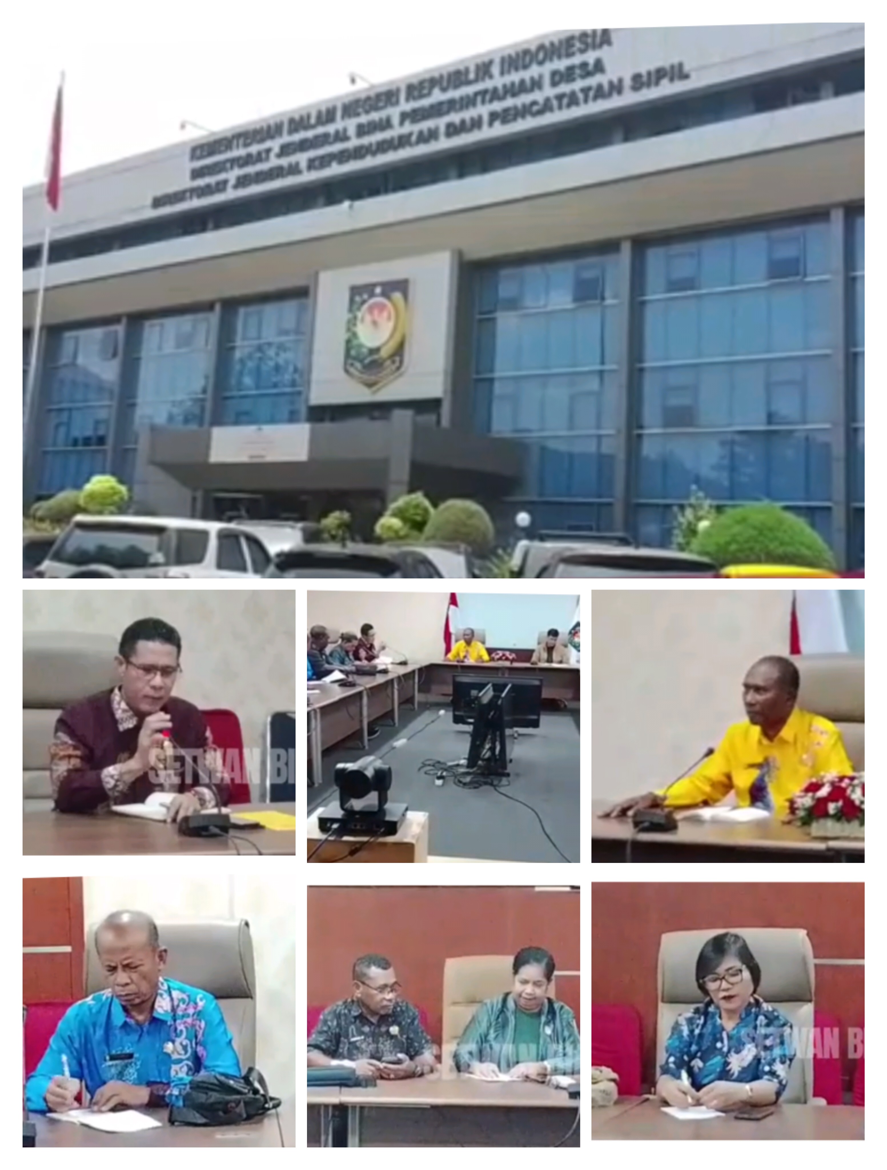 KONSULTASI KOMISI I DPRK BIAK NUMFOR KE KEMENDAGRI