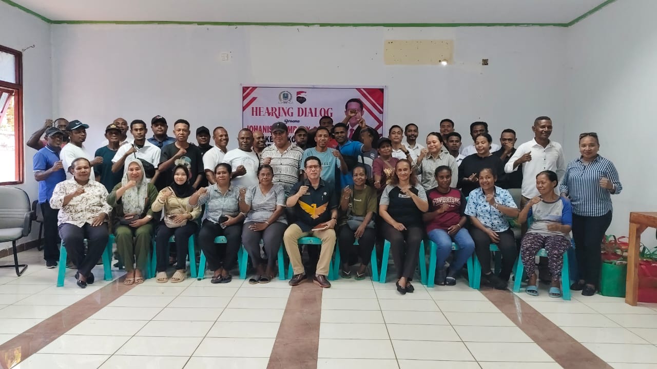 Johanis O. Amboky, SE. MH Anggota DPRK Biak Numfor Gelar Hearing Dialog