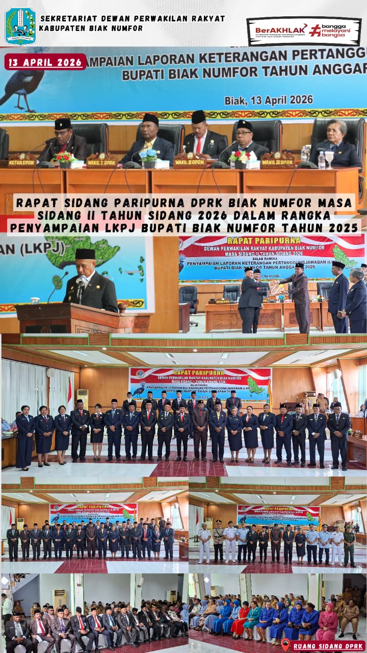 PARIPURNA MASA SIDANG II TAHUN 2026