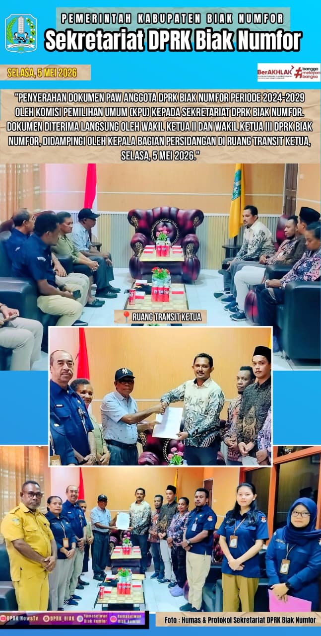 PENYERAHAN DOKUMEN PAW