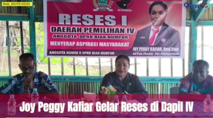 GELAR KEGIATAN RESES ANGGOTA DPRK BIAK NUMFOR DAPIL IV