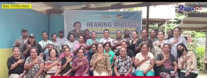 HEARING DIALOG TAHAP II ANGGOTA DPRK BIAK NUMFOR ALFRIDA PANDIN TUMANAN