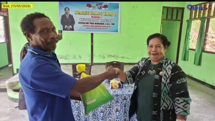 HEARING DIALONG TAHAP II ANGGOTA DPRK BIAK NUMFOR MAGDALENA F. WOMSIWOR, S.Sos, MM