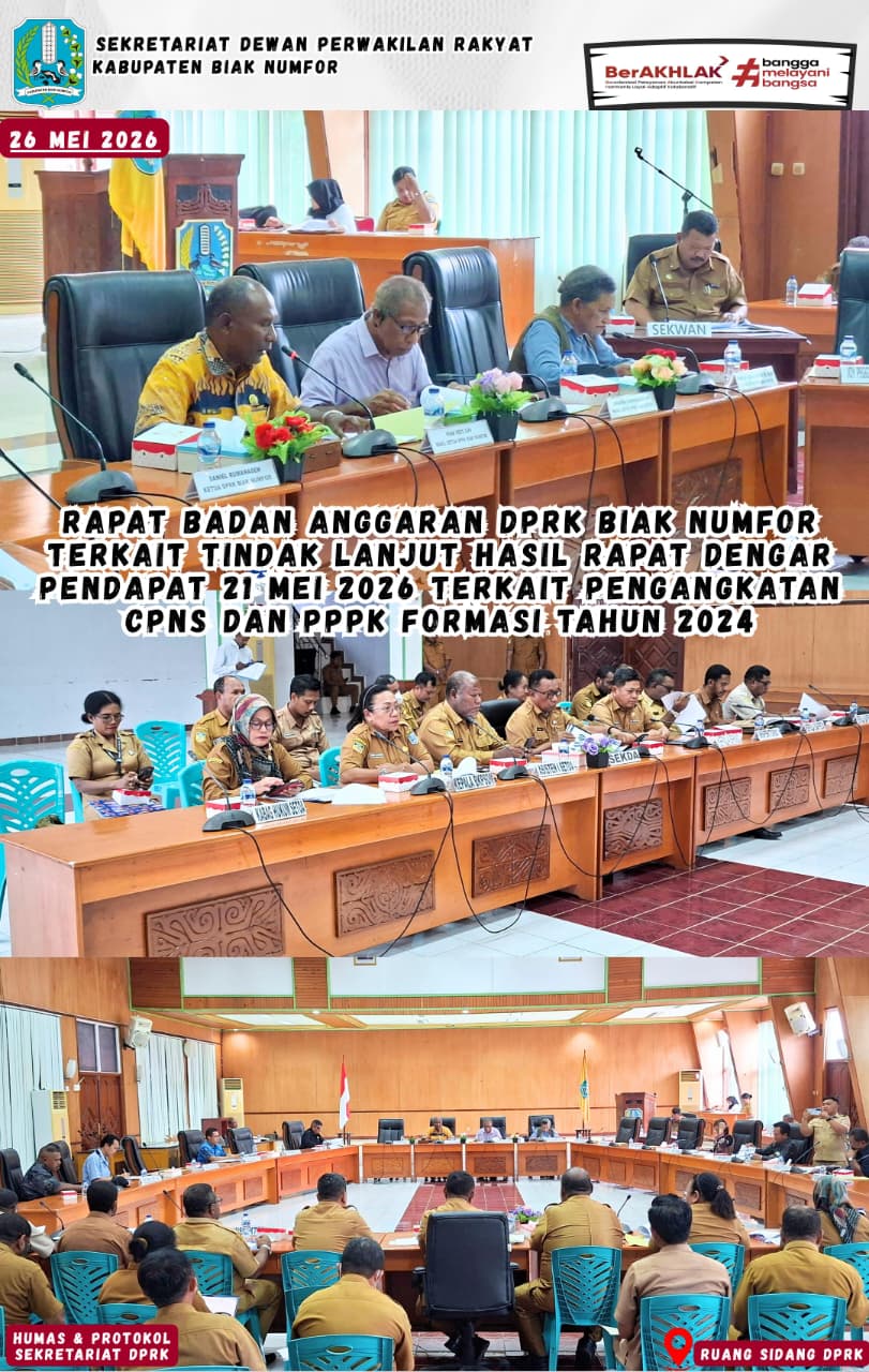 Rapat Banggar DPRK Gelar Rapat Kerja