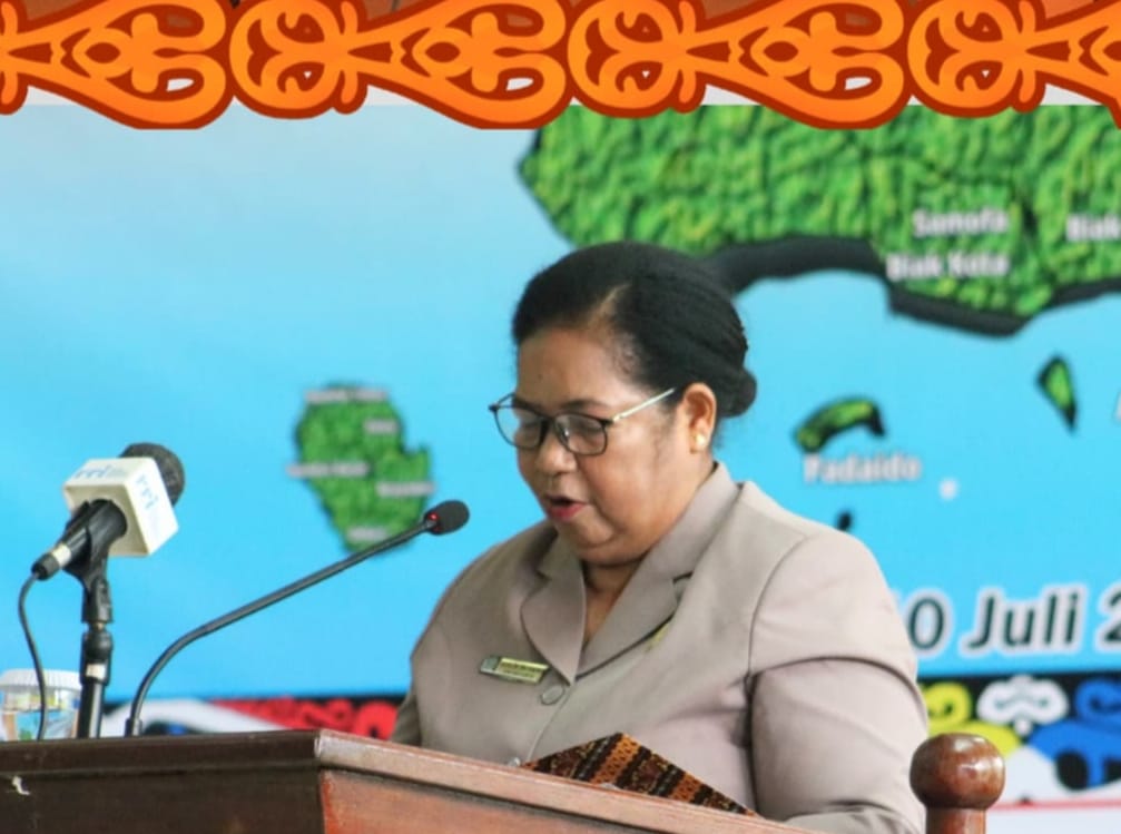 Rapat Paripurna Ke- 4 Penyampaian Laporan Hasil Kerja Komisi I DPRK Biak