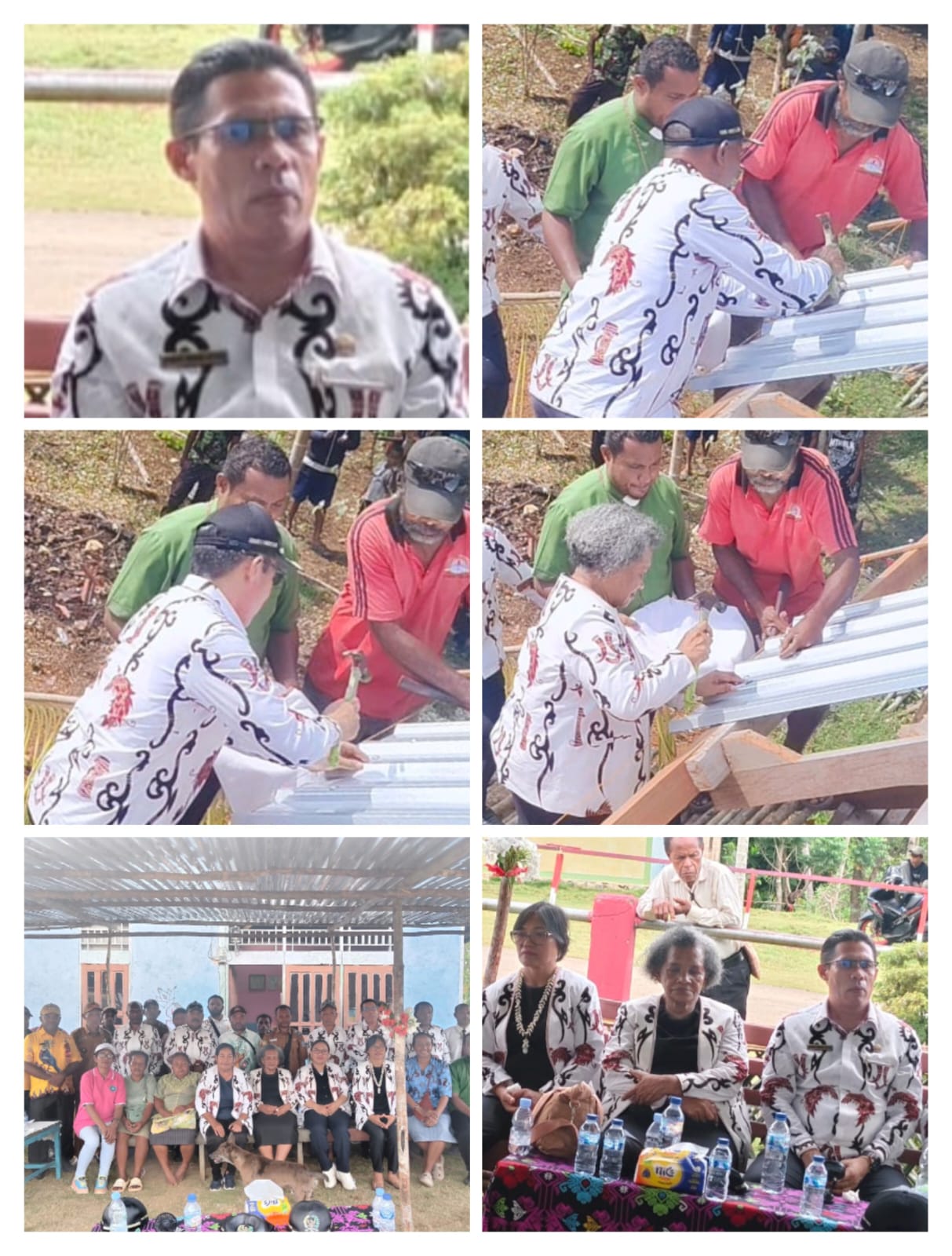KUNKER KOMISI I DPRK BIAK NUMFOR DAN PENGATAPAN  GEDUNG SERBA GUNA JEMAAT GKI PNIEL DAFI
