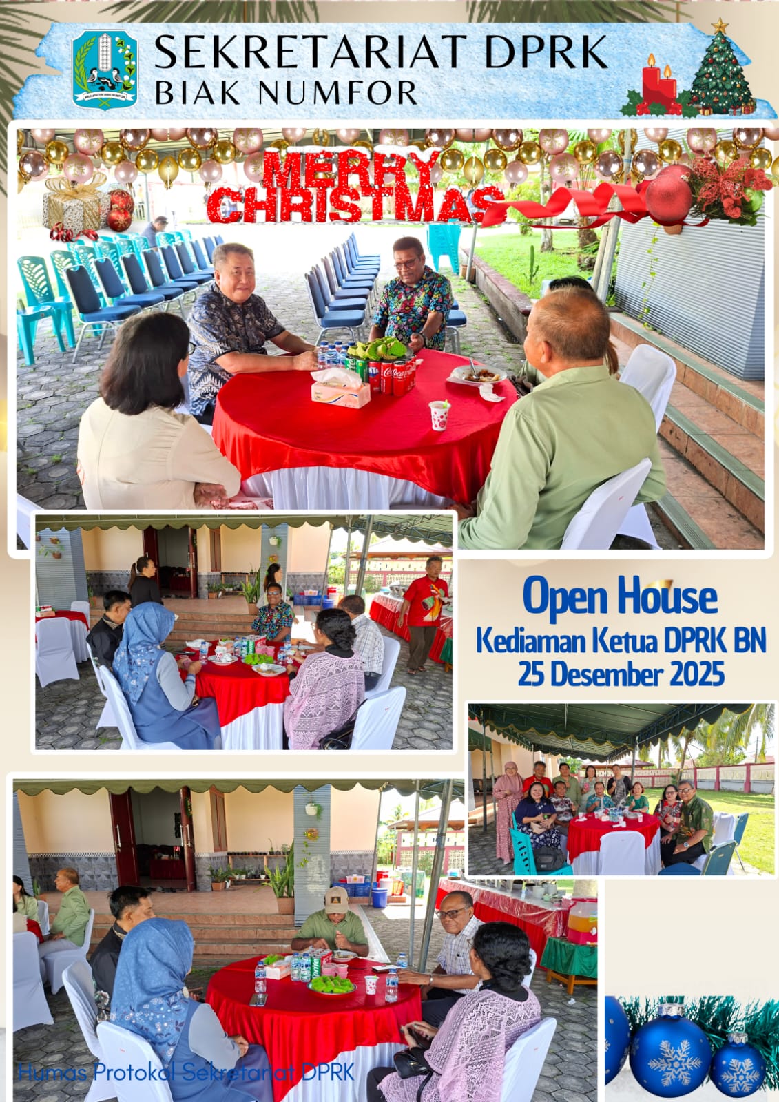 Open House Kediaman Ketua DPRK Biak Numfor