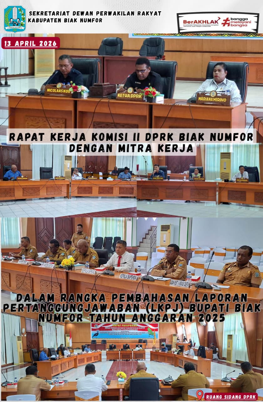 Rapat Komisi II dengan Mitra Kerja Tahap I LKPJ Bupati TA.2025