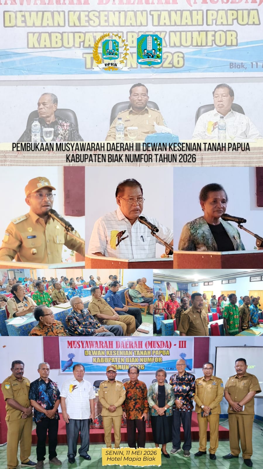 Wakil III DPRK BN. Bersama  Sekretais DPRK Hadiri MUSDA III TA.2026