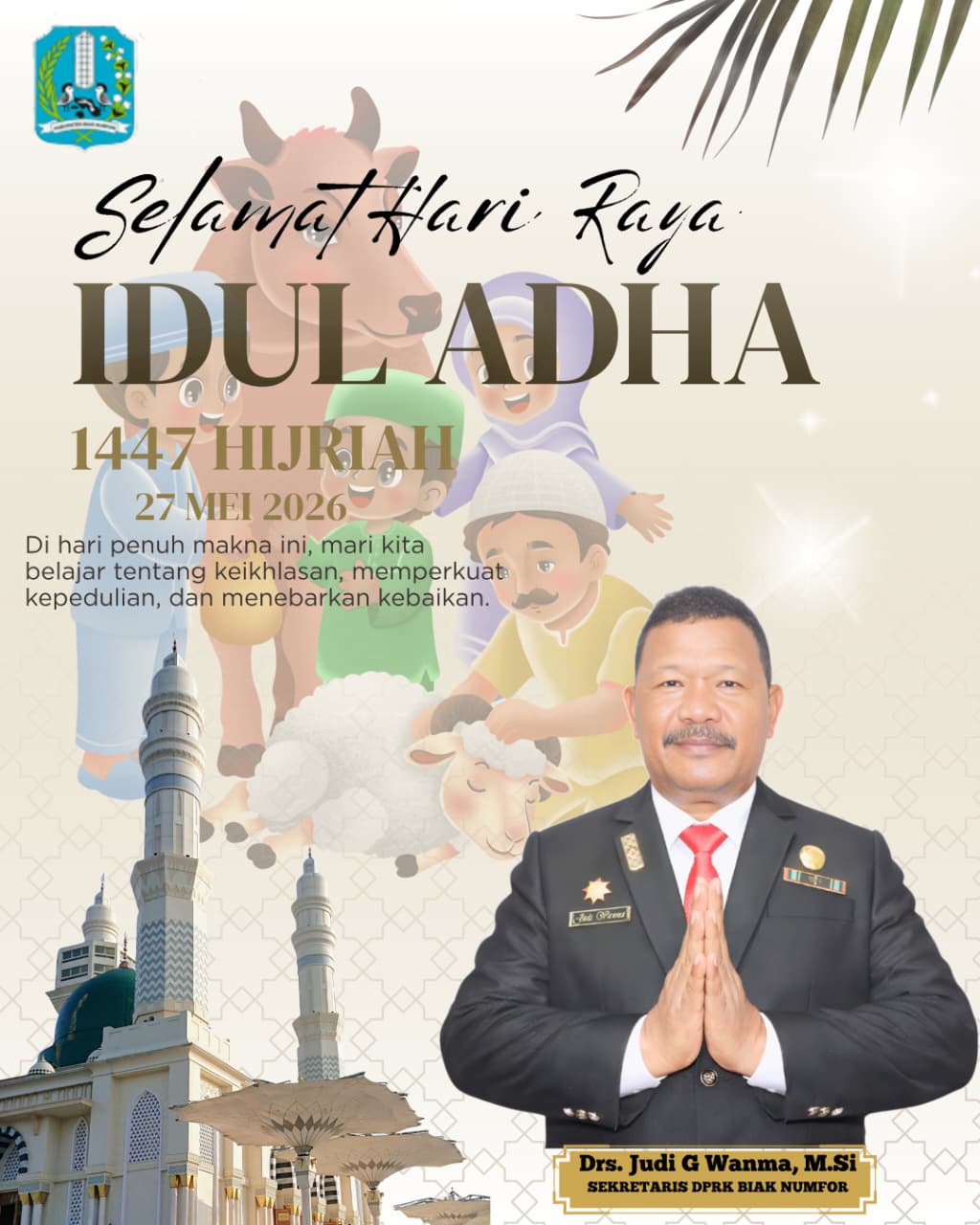 UCAPAN HARI RAYA  IDUL ADHA 1447 H