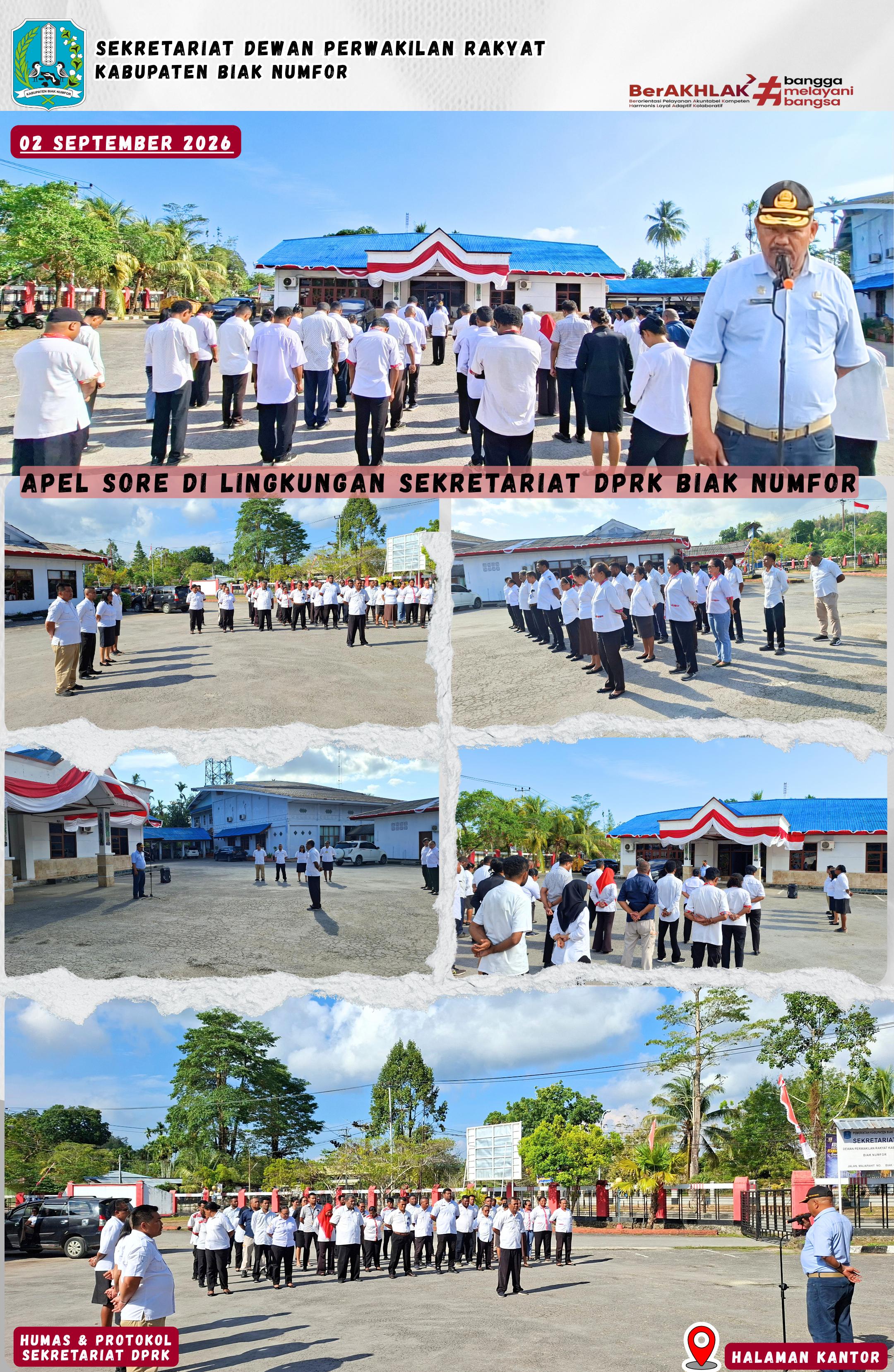 Apel Sore Di lingkungan Sekretariat DPRK