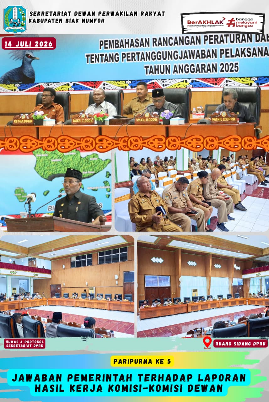 PARI PURNA KE 5 JAWABAN PEMERINTAH TERHADAP HASIL KOMISI KOMISIDEWAN
